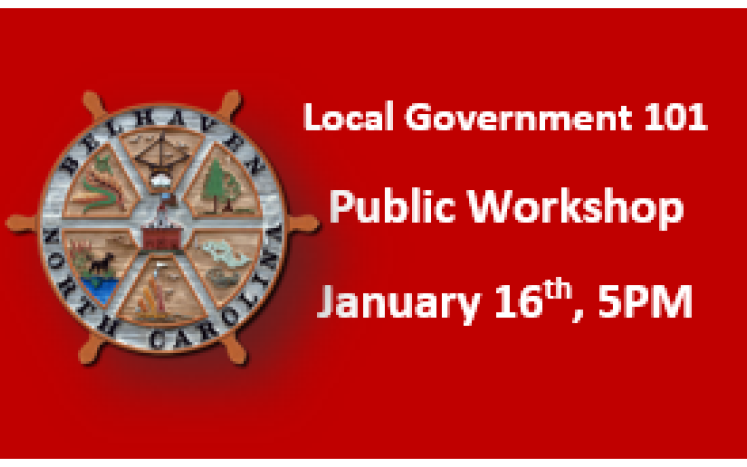Local Government Workshop Offered on January 16 at 5PM